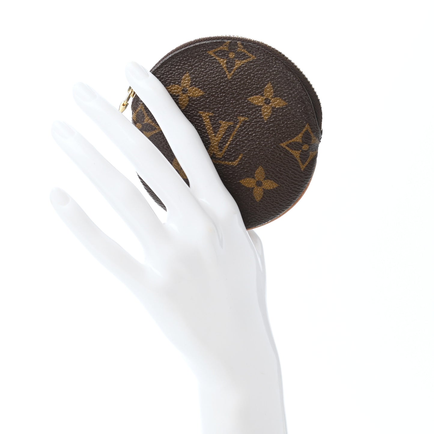 Monogram Round Coin Purse