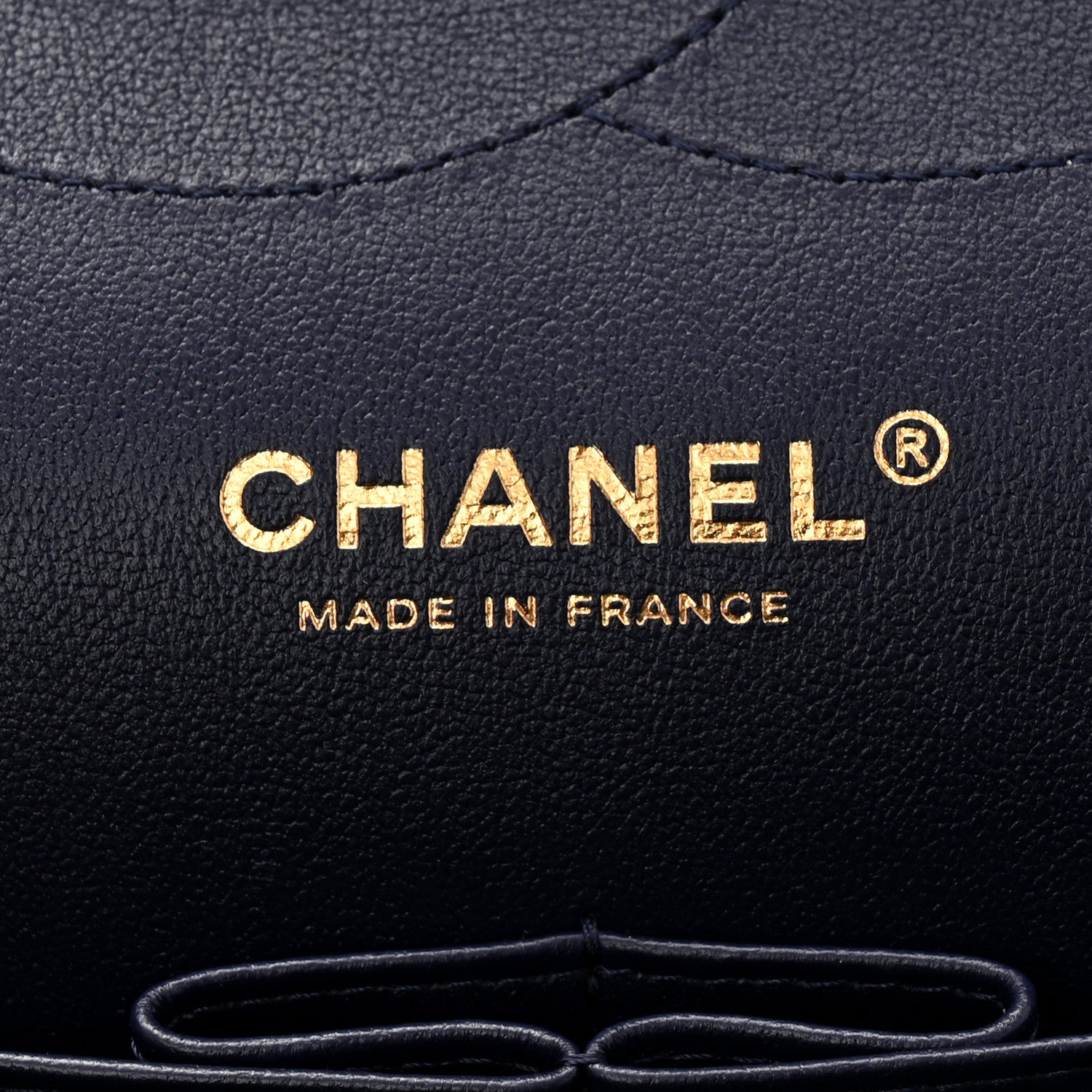 Chanel Caviar Quilted Jumbo Double Flap Dark Navy 6 of 11