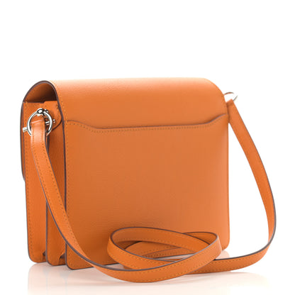 Hermes Evercolor Mini Sac Roulis Abricot 3 of 11