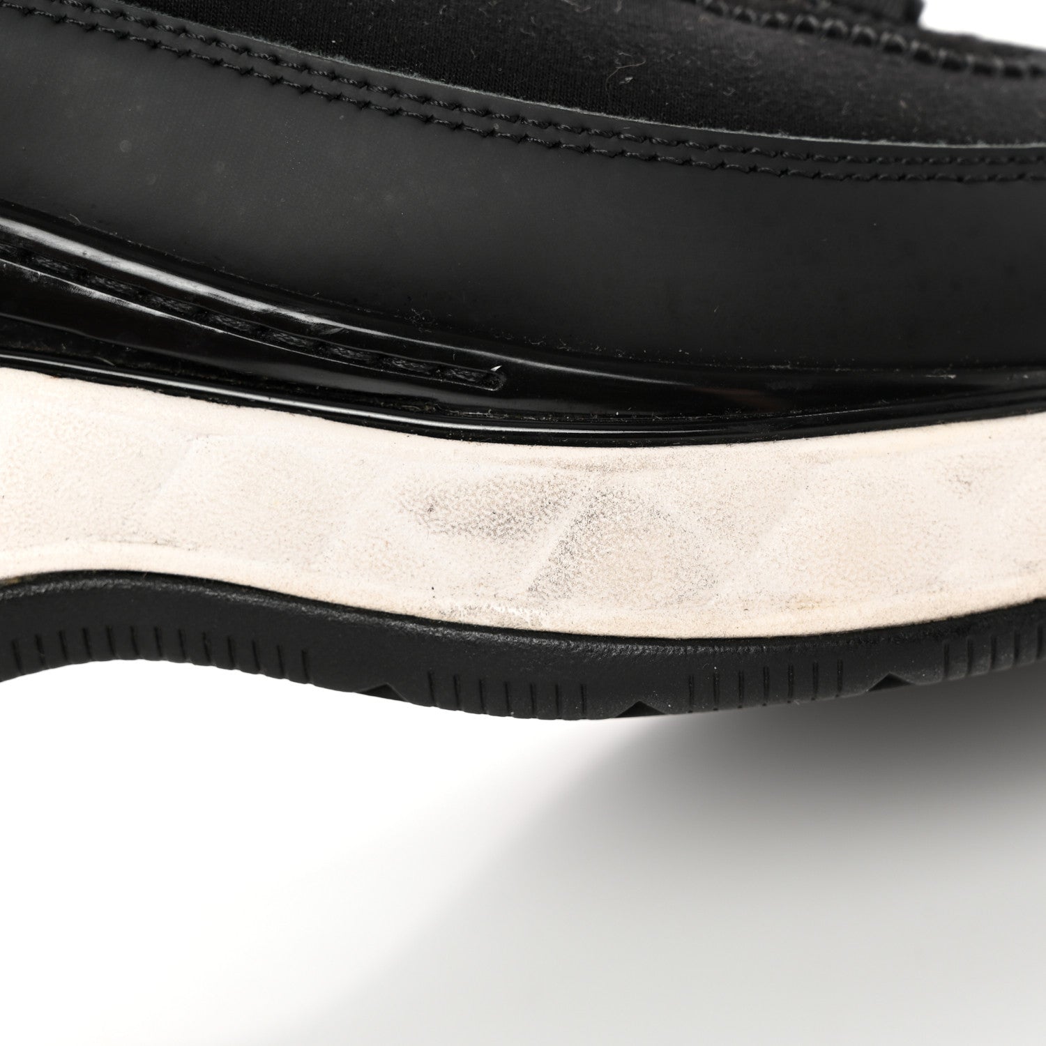 Chanel Velvet Calfskin Mixed Fibers CC Sneakers 37 Black 13 of 16