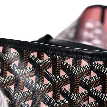 Goyard Goyardine Saint Louis Claire Voie PM Black Pink 18 of 20