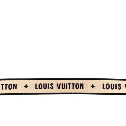 Louis Vuitton Jacquard Bandouliere Shoulder Strap Cream Black 5 of 5