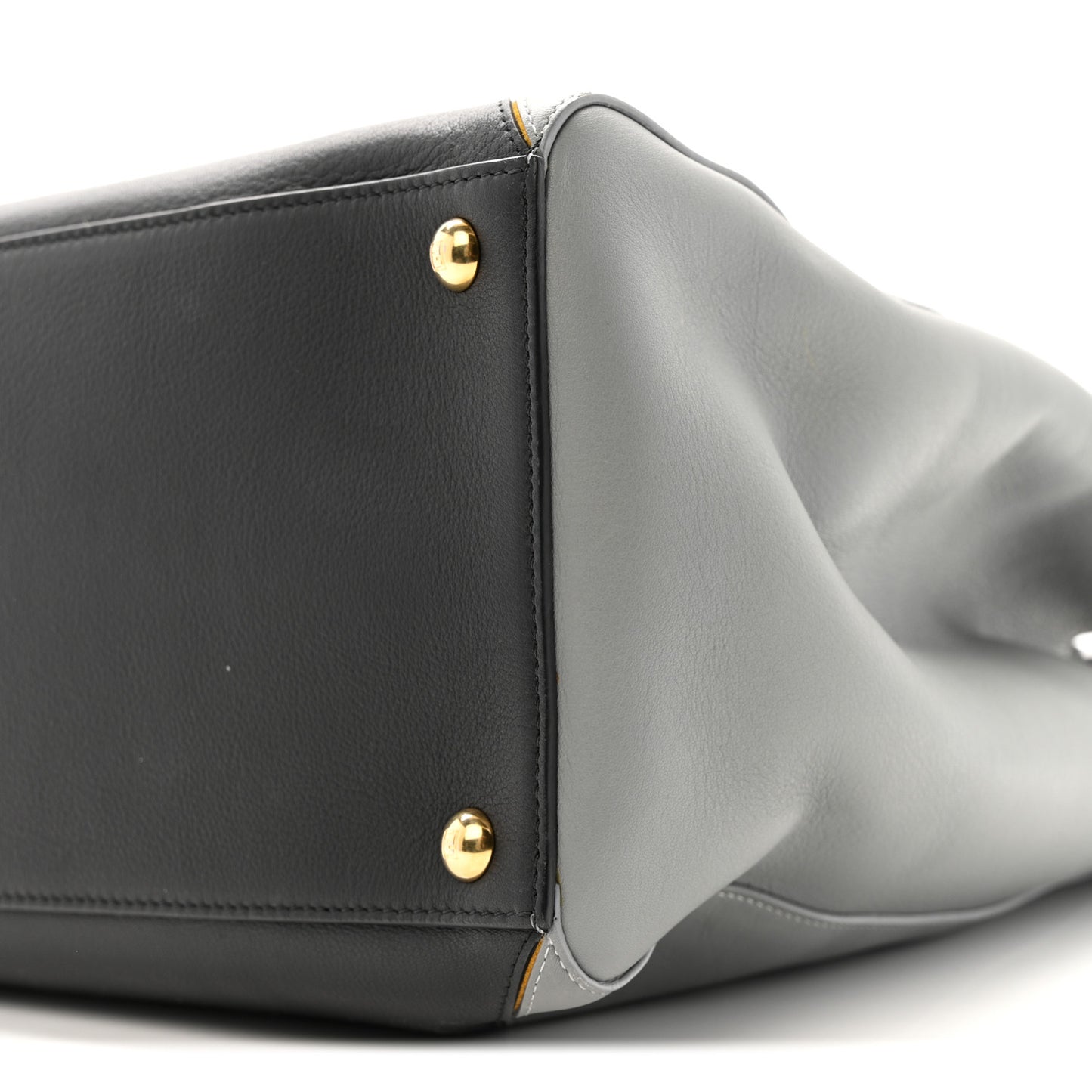 Vitello Colorblock Regular 2Jours Tote White Multicolor Girasole Black