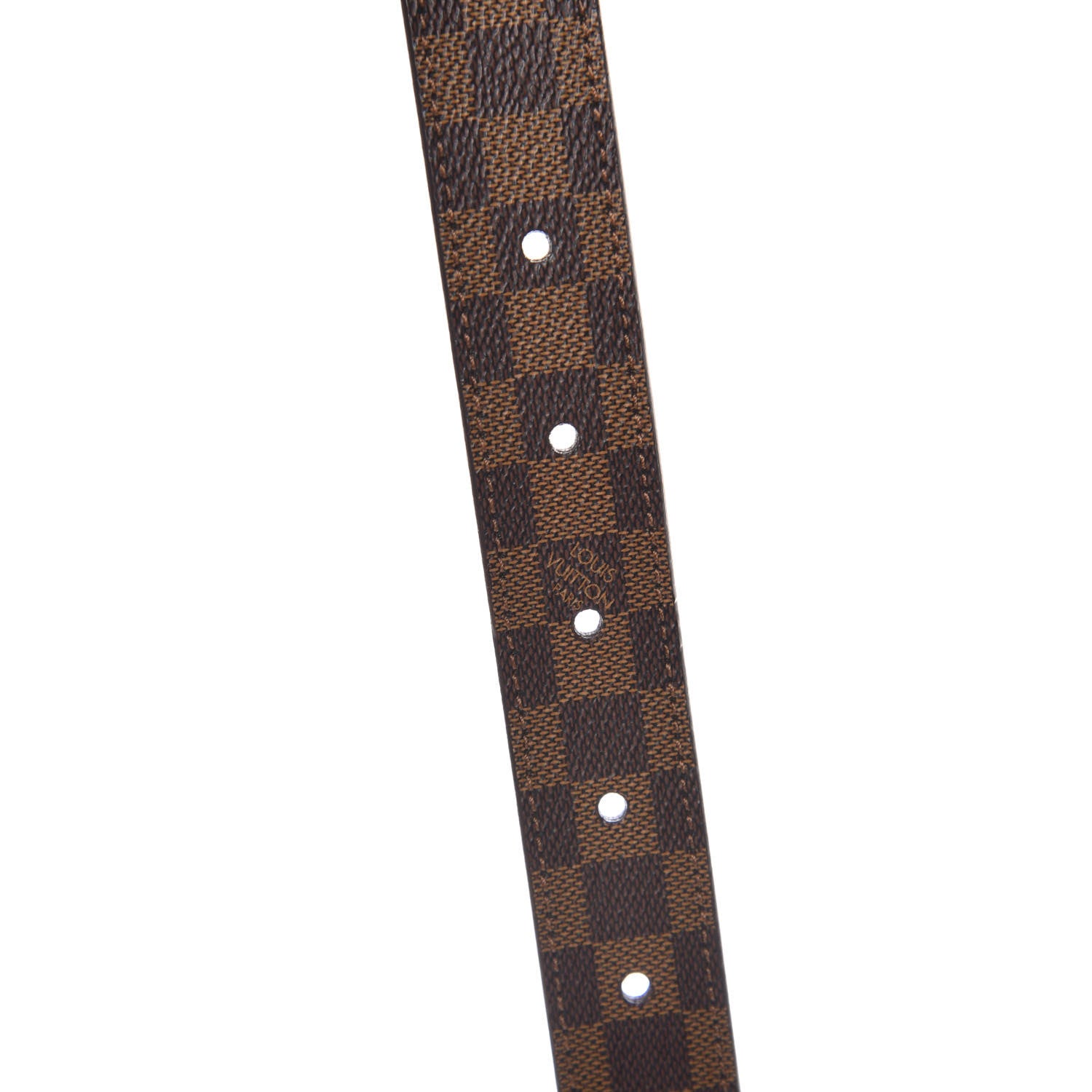 Louis Vuitton Damier Ebene Mini 25mm Belt 80 32 7 of 10