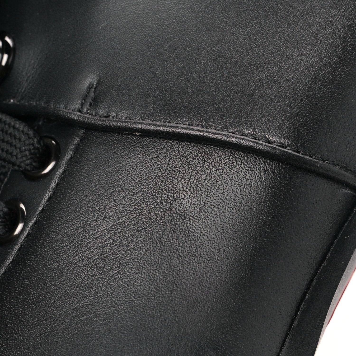 Christian Louboutin Calfskin Macademia 100 Biker Platform Boots 39.5 Black 8 of 8