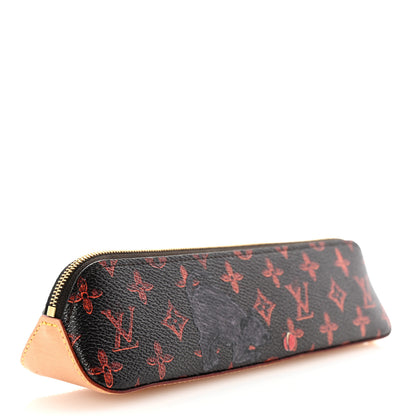 Louis Vuitton Catogram Elizabeth Pouch Orange Marron 3 of 6