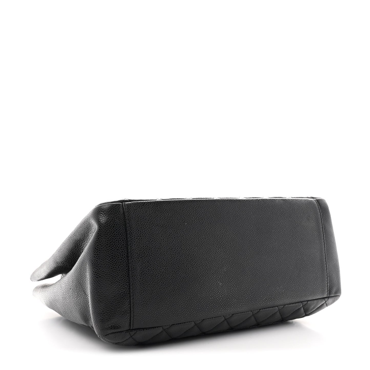 Caviar Quilted Grand Shopping Tote GST Black