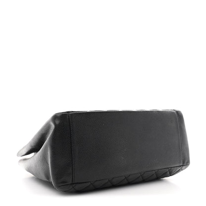 Chanel Caviar Quilted Grand Shopping Tote GST Black 4 of 11
