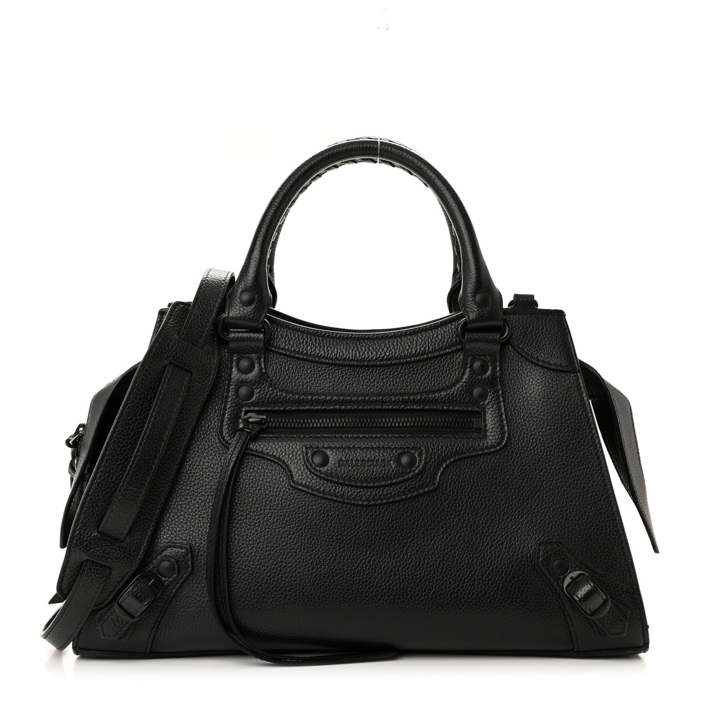 Grained Calfskin Neo Classic Black Hardware S City Black