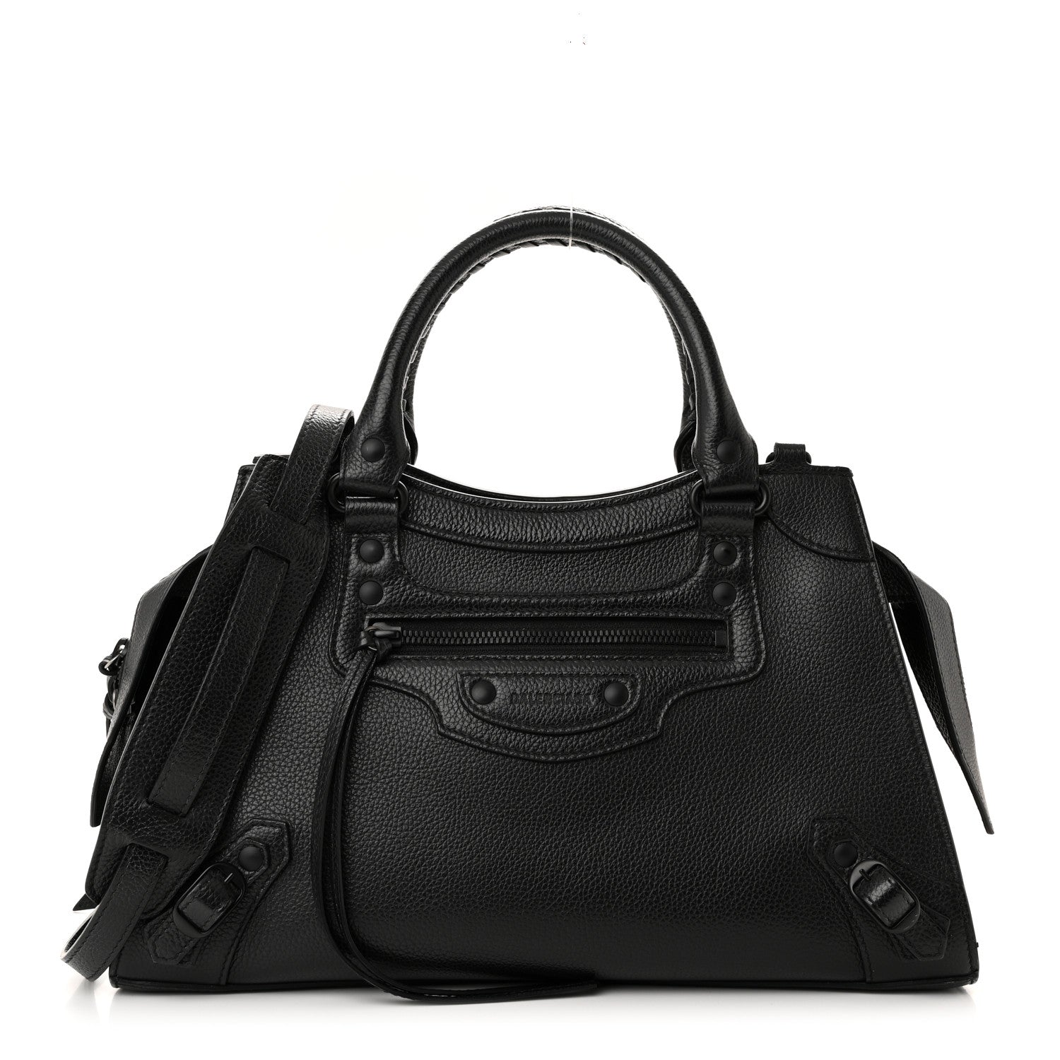 Balenciaga Grained Calfskin Neo Classic Black Hardware S City Black 1 of 11