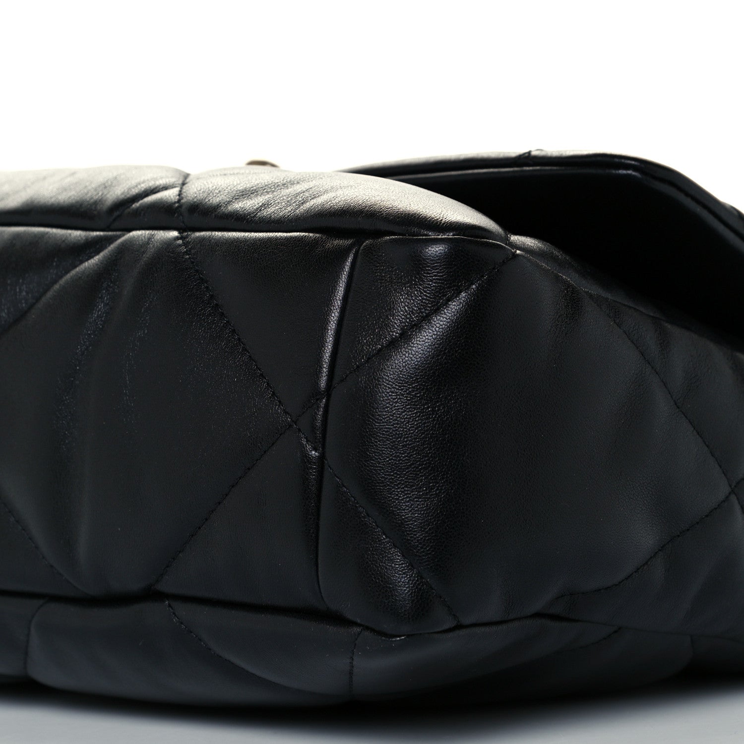 Chanel Lambskin Quilted Large Chanel 19 Flap Black 9 of 10