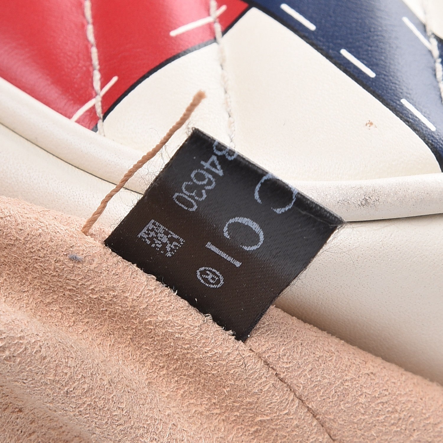 Gucci Calfskin Matelasse Trompe L'Oeil Print Small GG Marmont Chain Shoulder Bag White 9 of 9