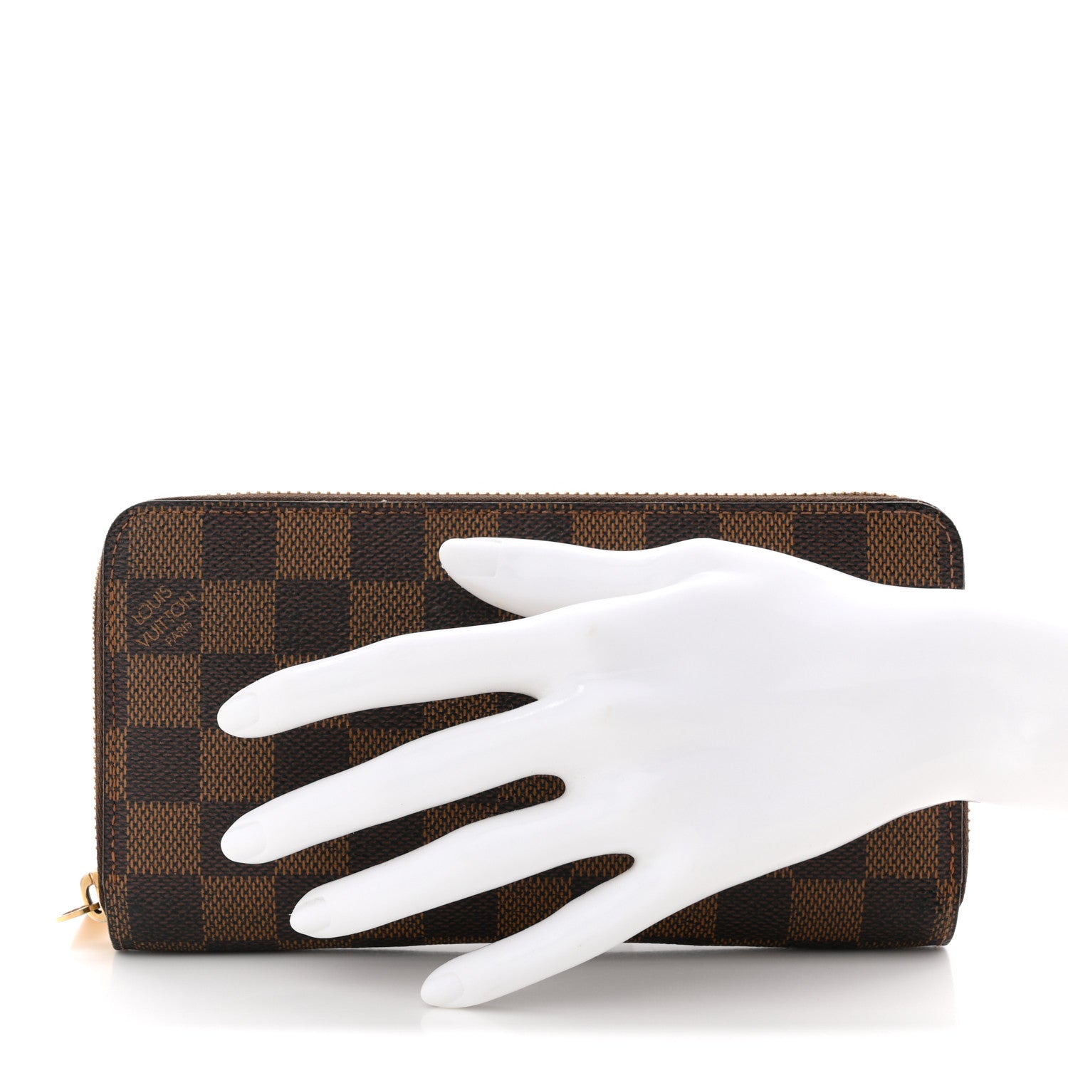 Louis Vuitton Damier Ebene Zippy Wallet 2 of 8