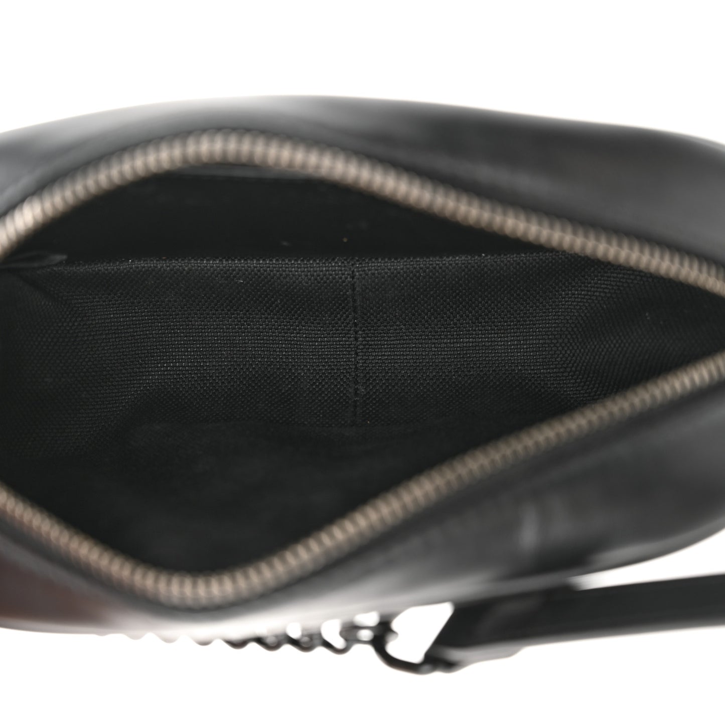 Calfskin Matelasse Monochrome Mini GG Marmont Chain Shoulder Bag Black