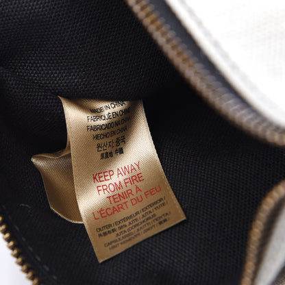 Burberry Canvas House Check Small Bucket Black White 8 of 12