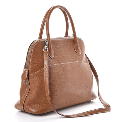 Hermes Taurillon Clemence Bolide 31 Gold 3 of 10