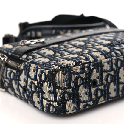 Christian Dior HOMME Oblique Safari Messenger Blue 8 of 11