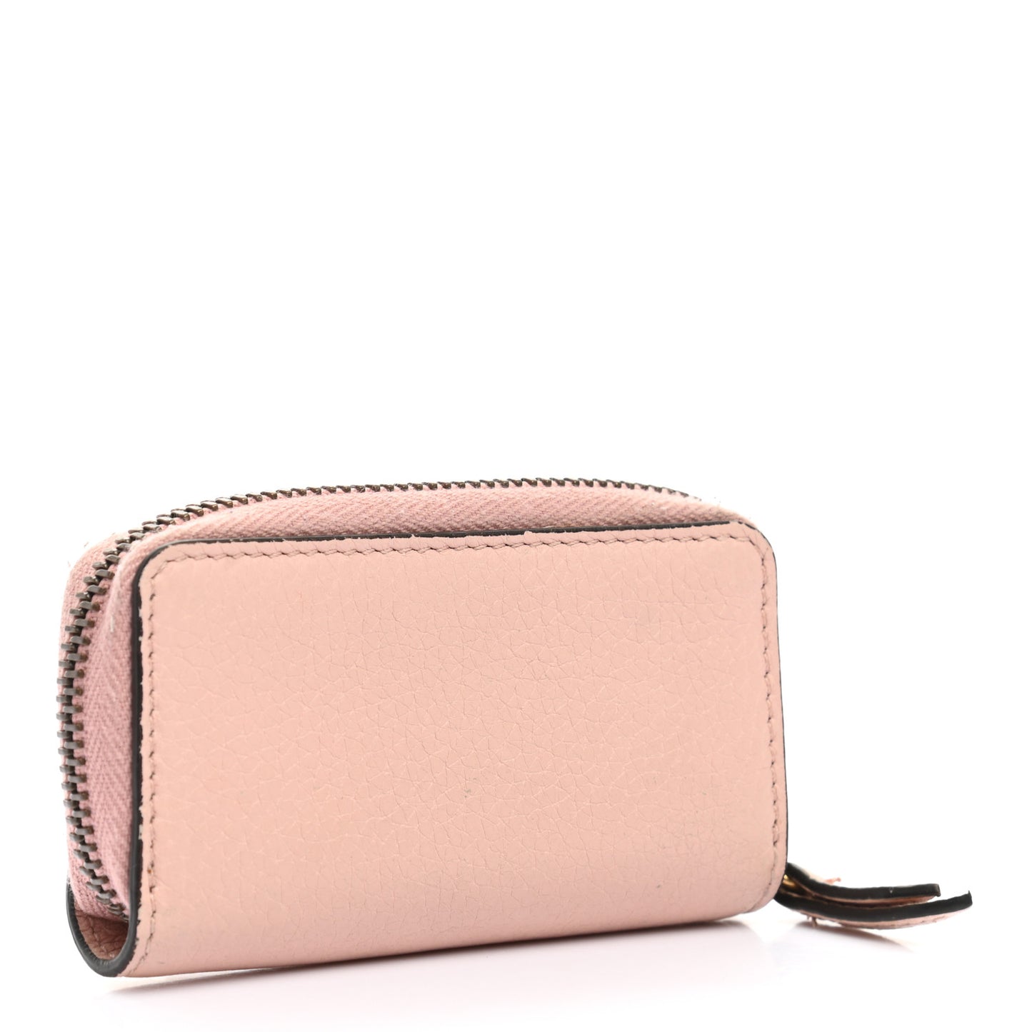 Cellarius Calfskin Blind for Love Animalier Zip Around Key Case Perfect Pink