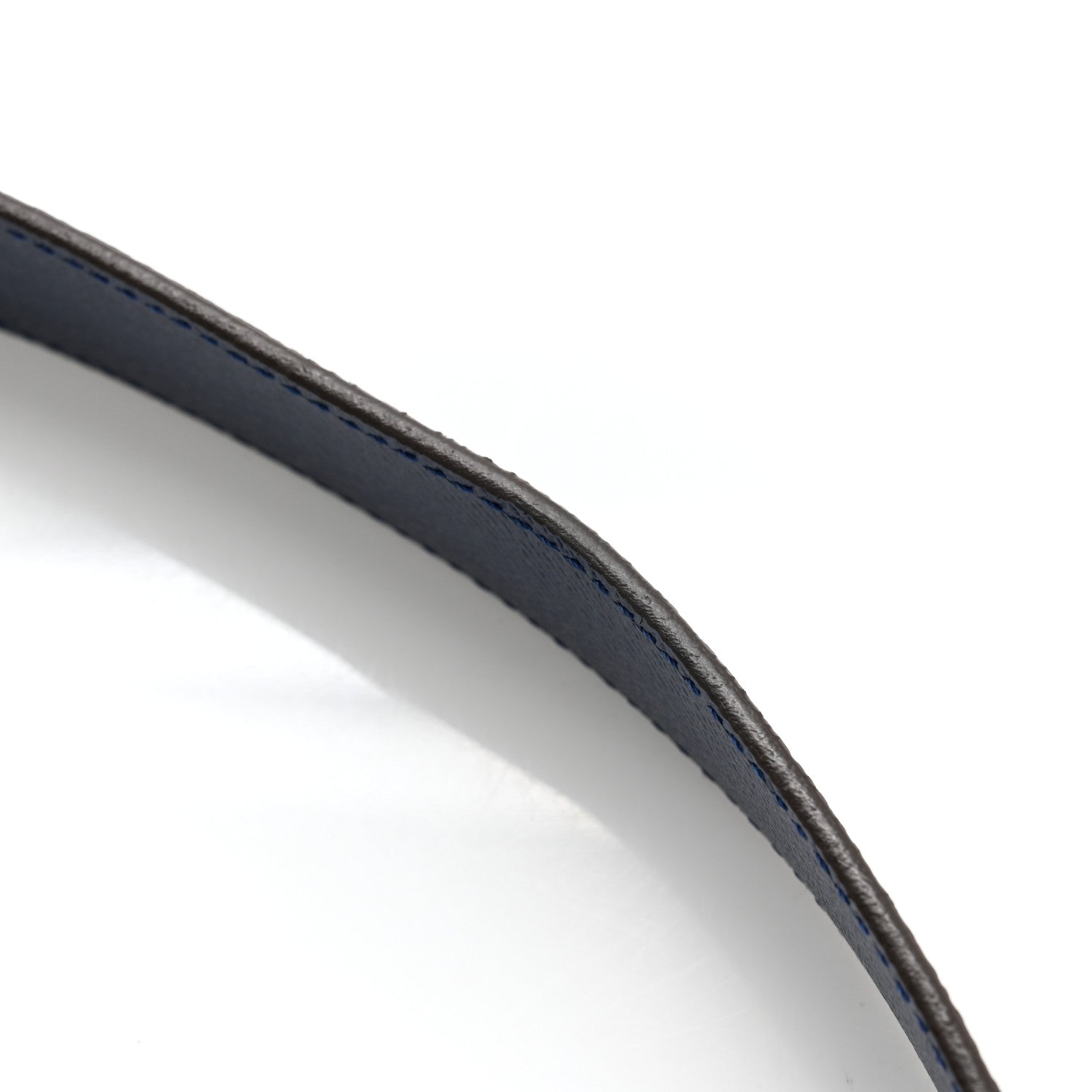 Louis Vuitton Calfskin Rainbow Monogram 30mm LV Initiales Reversible Belt 85 34 Blue 8 of 8
