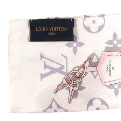 Louis Vuitton Silk Monogram Confidential Bandeau Light Pink 3 of 3
