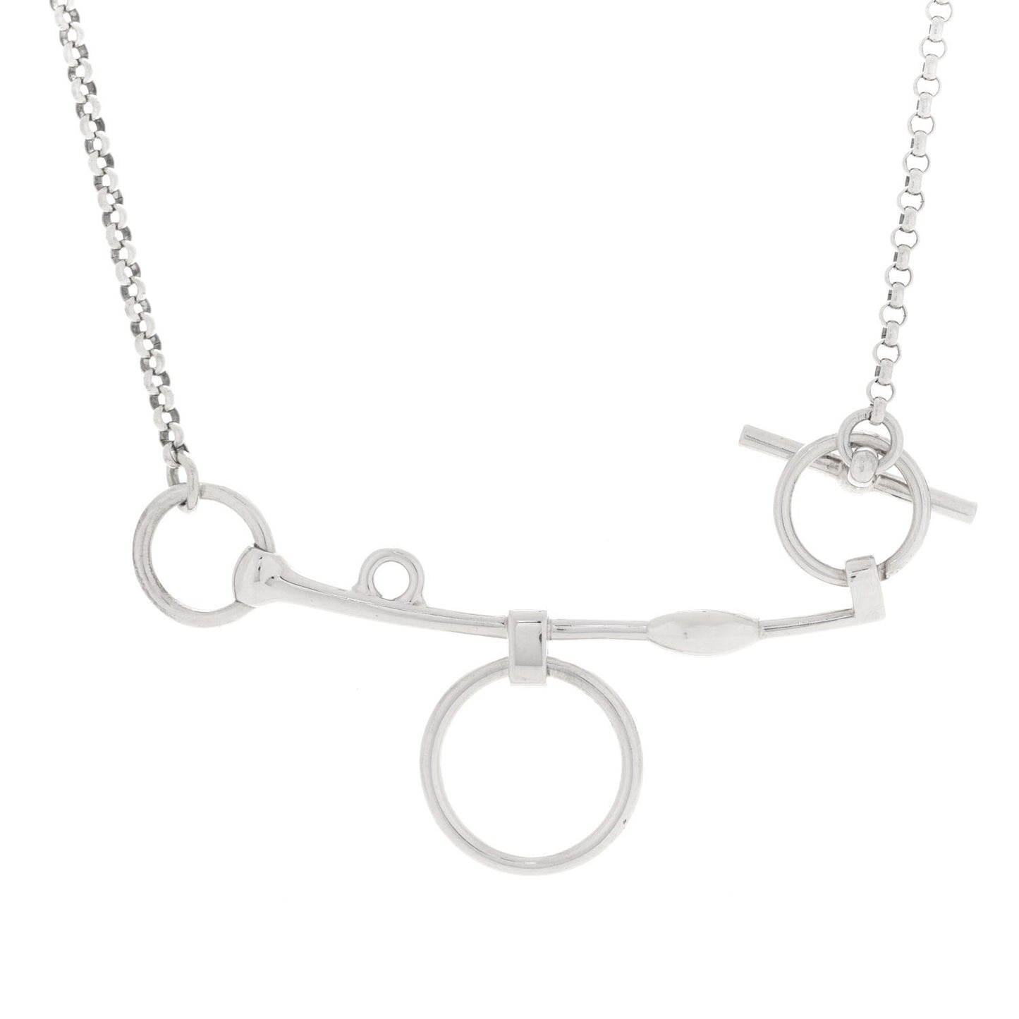Sterling Silver Mors de Bride Long Necklace ST