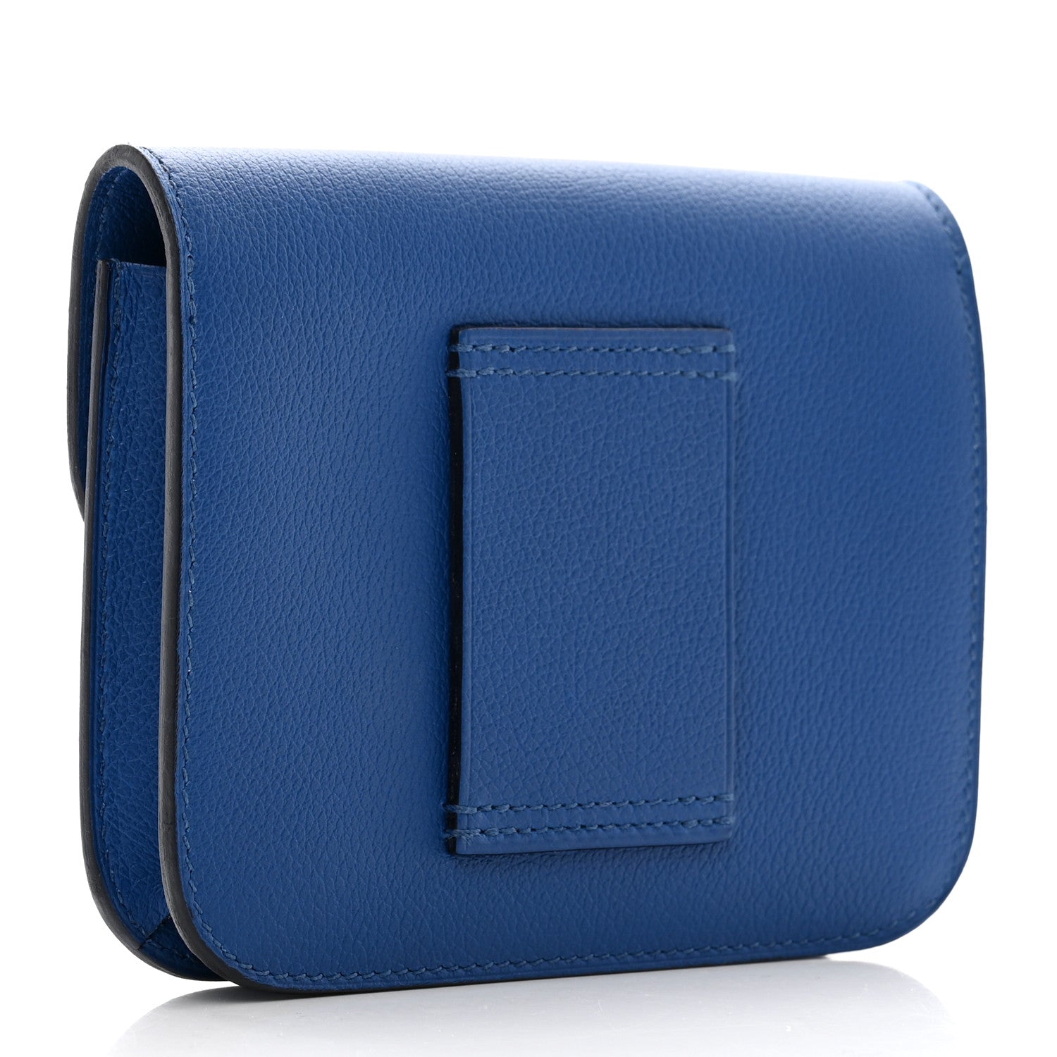 Hermes Evercolor Constance Slim Wallet Bleu France 4 of 8