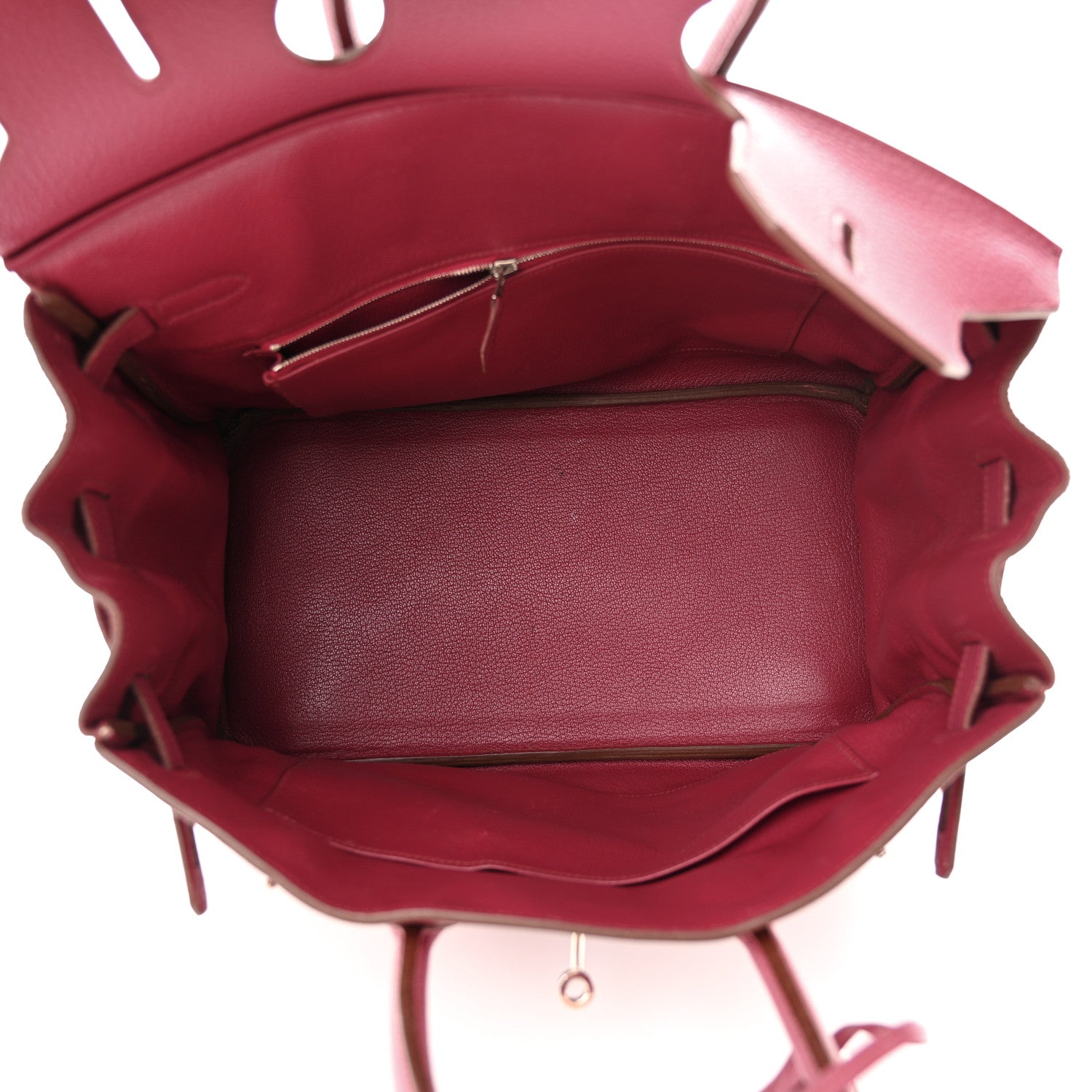 Hermes Taurillon Clemence Birkin 35 Rubis 5 of 18