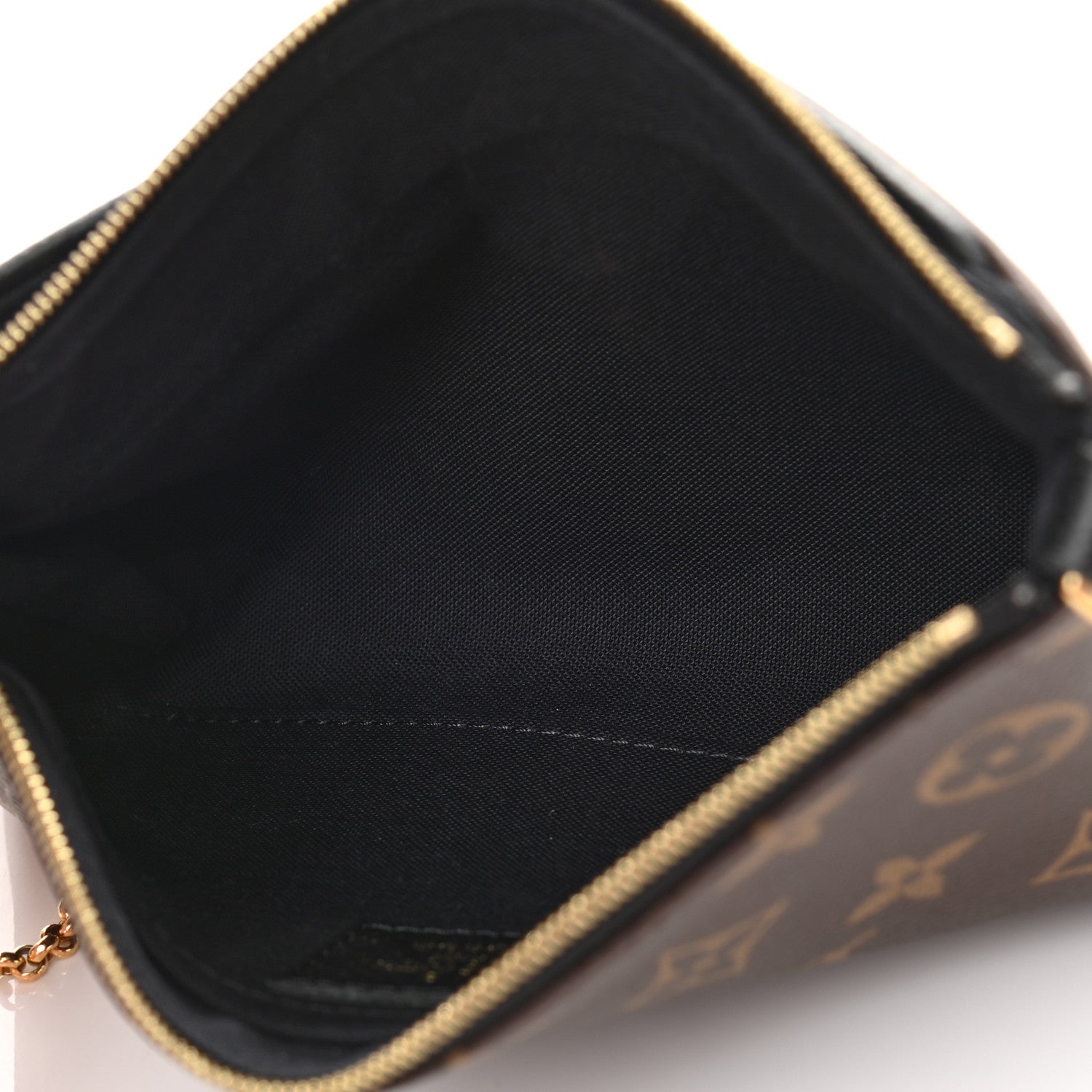 Louis Vuitton Monogram Pallas Clutch Black 5 of 11