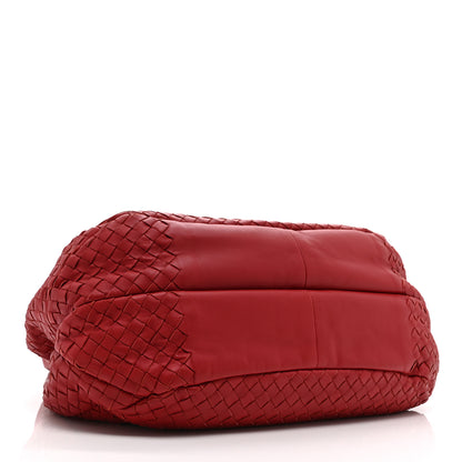 Bottega Veneta Nappa Intrecciato Medium Campana Hobo Red 5 of 12