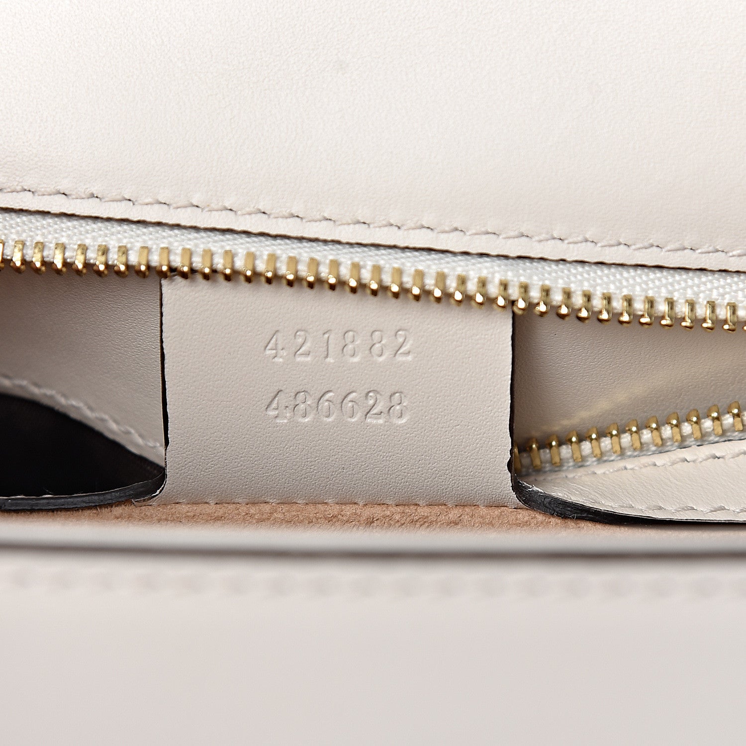 Gucci Calfskin Small Sylvie Shoulder Bag Off White 7 of 10