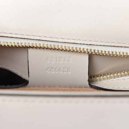 Gucci Calfskin Small Sylvie Shoulder Bag Off White 7 of 10
