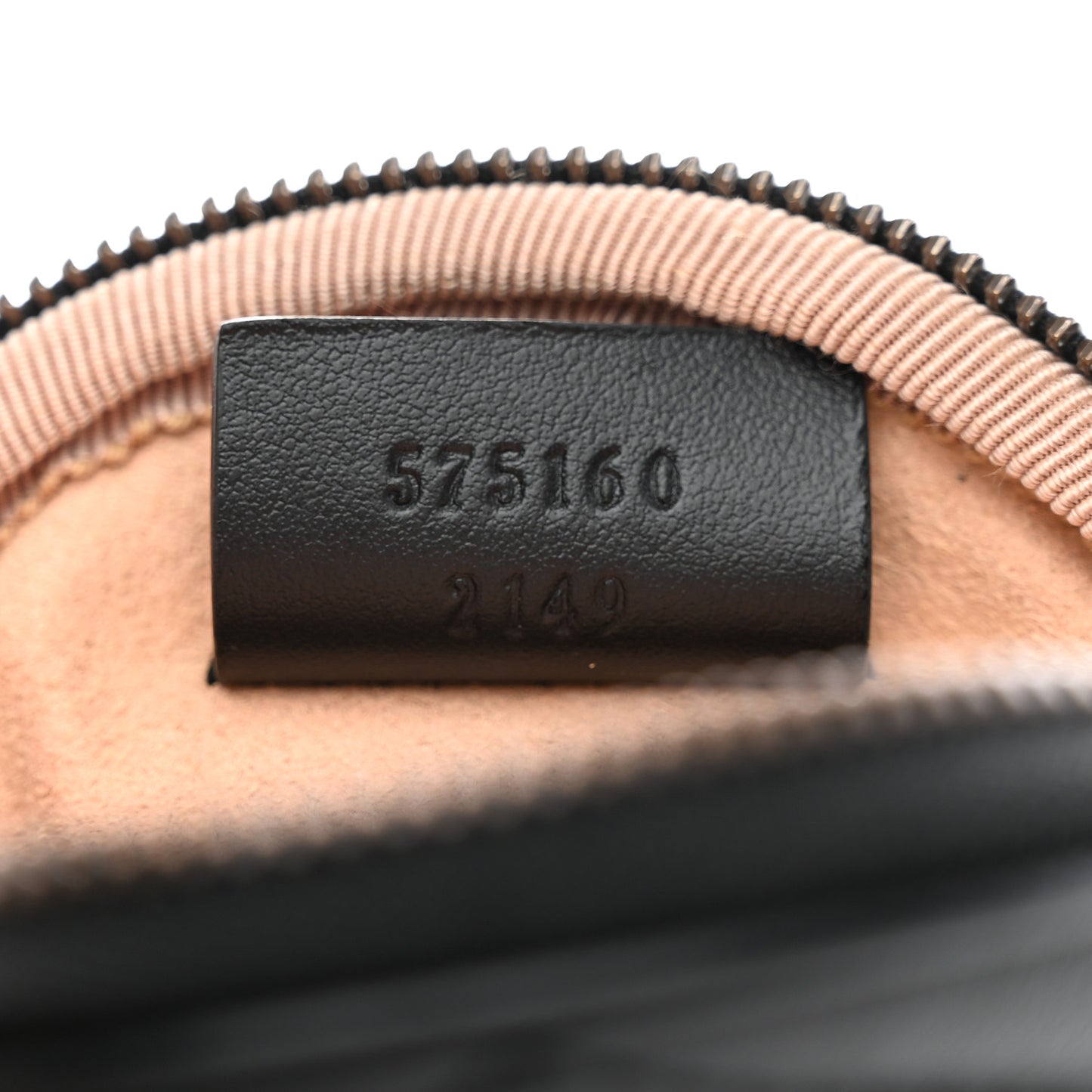 Calfskin Matelasse GG Marmont Round Coin Purse Black