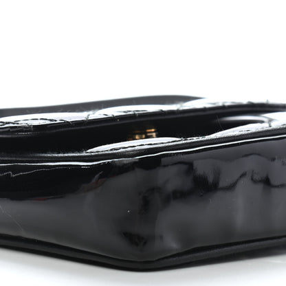 Christian Dior Patent Cannage Mini Crossbody Pouch Black 9 of 10