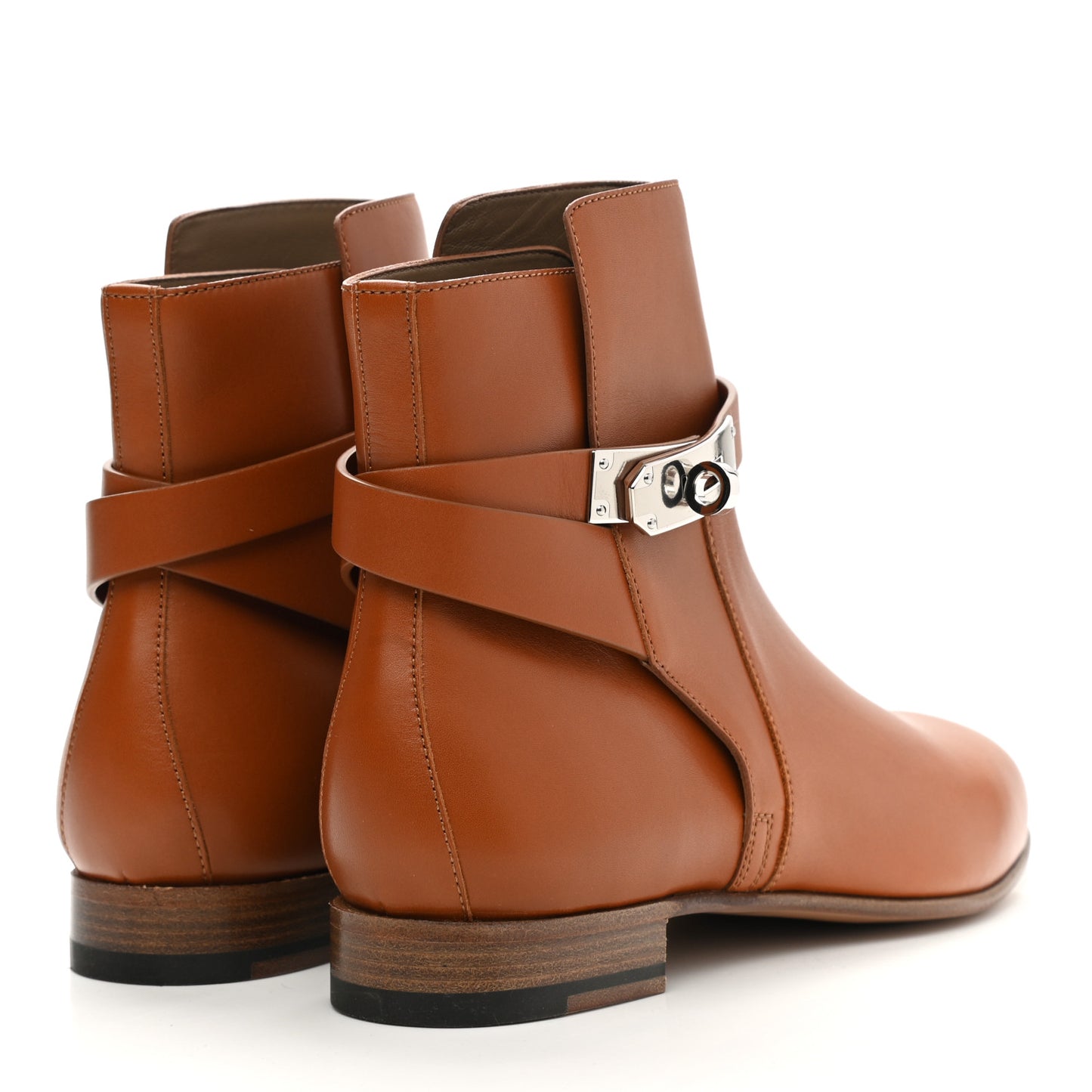 Calfskin Neo Low Boots 37.5 Natural
