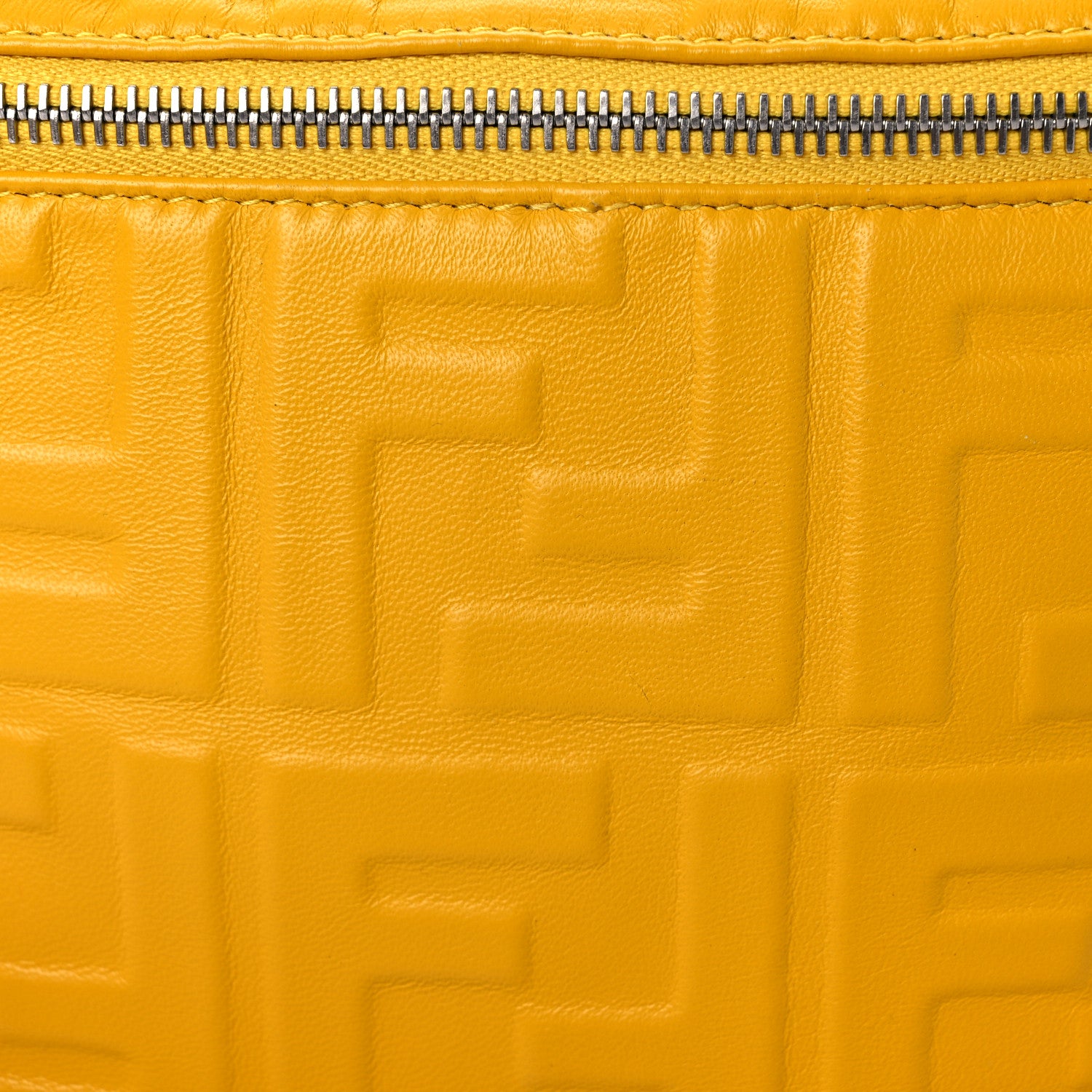 Fendi Nappa FF 1974 Embossed Belt Bag Mimosa 10 of 11