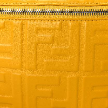 Fendi Nappa FF 1974 Embossed Belt Bag Mimosa 10 of 11