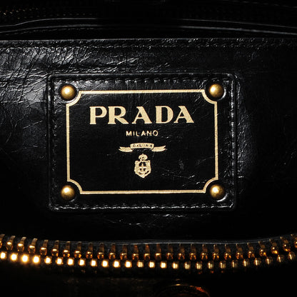 Prada Vitello Shine Tote Nero Black 6 of 9