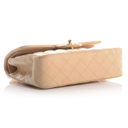 Chanel Lambskin Quilted Small Double Flap Beige 4 of 9