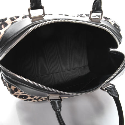 Louis Vuitton Jacquard Velvet Leopard Print Stephen Sprouse Speedy 5 of 12