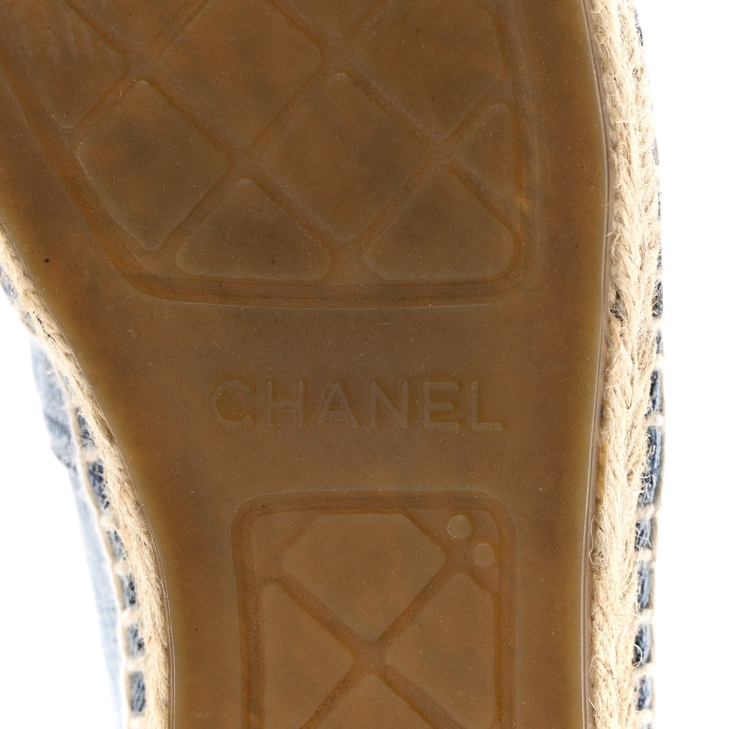 Denim CC Espadrilles 38 Blue Black