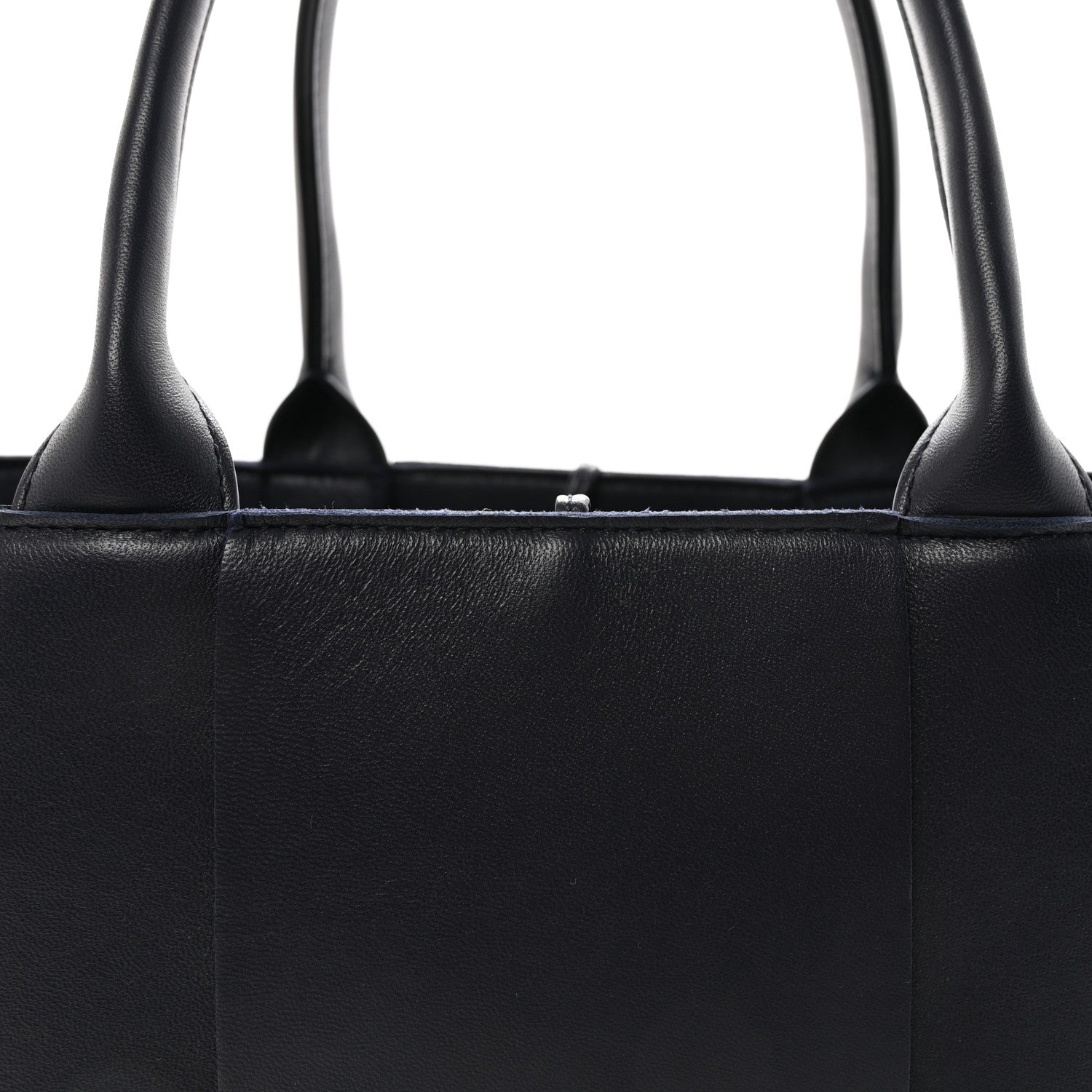 Bottega Veneta Nappa Maxi Intrecciato Small Arco Tote Navy 7 of 9
