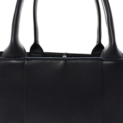 Bottega Veneta Nappa Maxi Intrecciato Small Arco Tote Navy 7 of 9