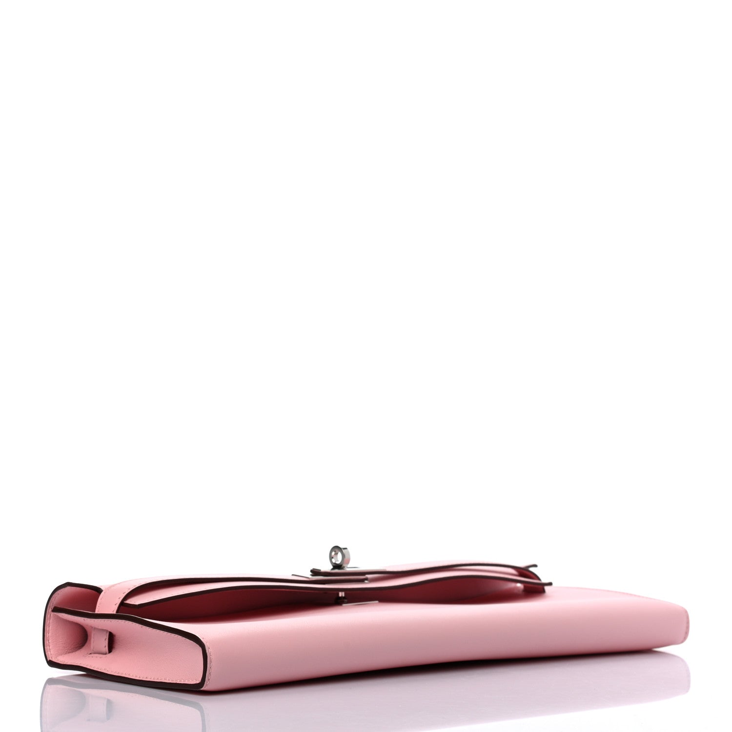 Hermes Swift Kelly Cut Clutch Pochette Rose Sakura 4 of 8
