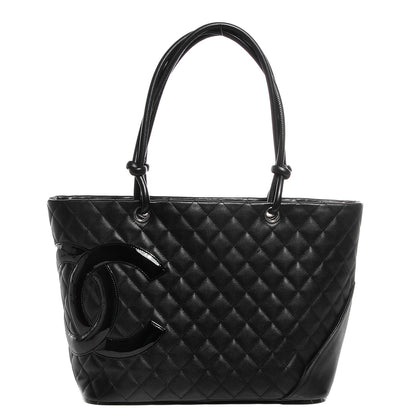 Chanel Calfskin Quilted Large Cambon Tote Black 1 of 7