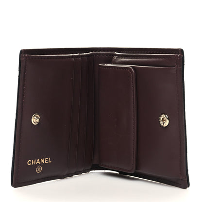 Chanel Caviar Quilted Compact Bifold Wallet Black 5 of 12