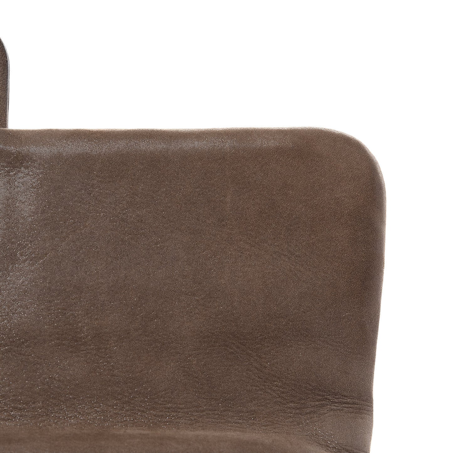 Calfskin Surpique Chevron Jumbo Flap Brown