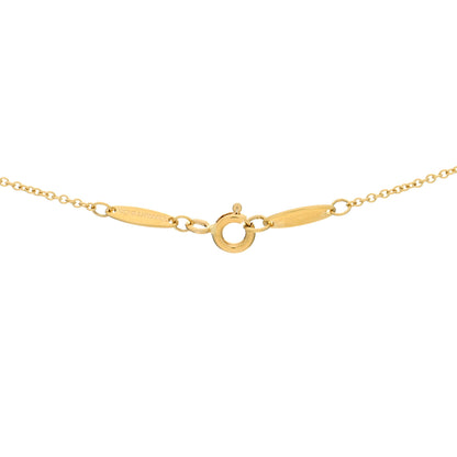 Tiffany 18K Yellow Gold Diamond .08ct Elsa Peretti Diamonds by the Yard Pendant Necklace 3 of 3