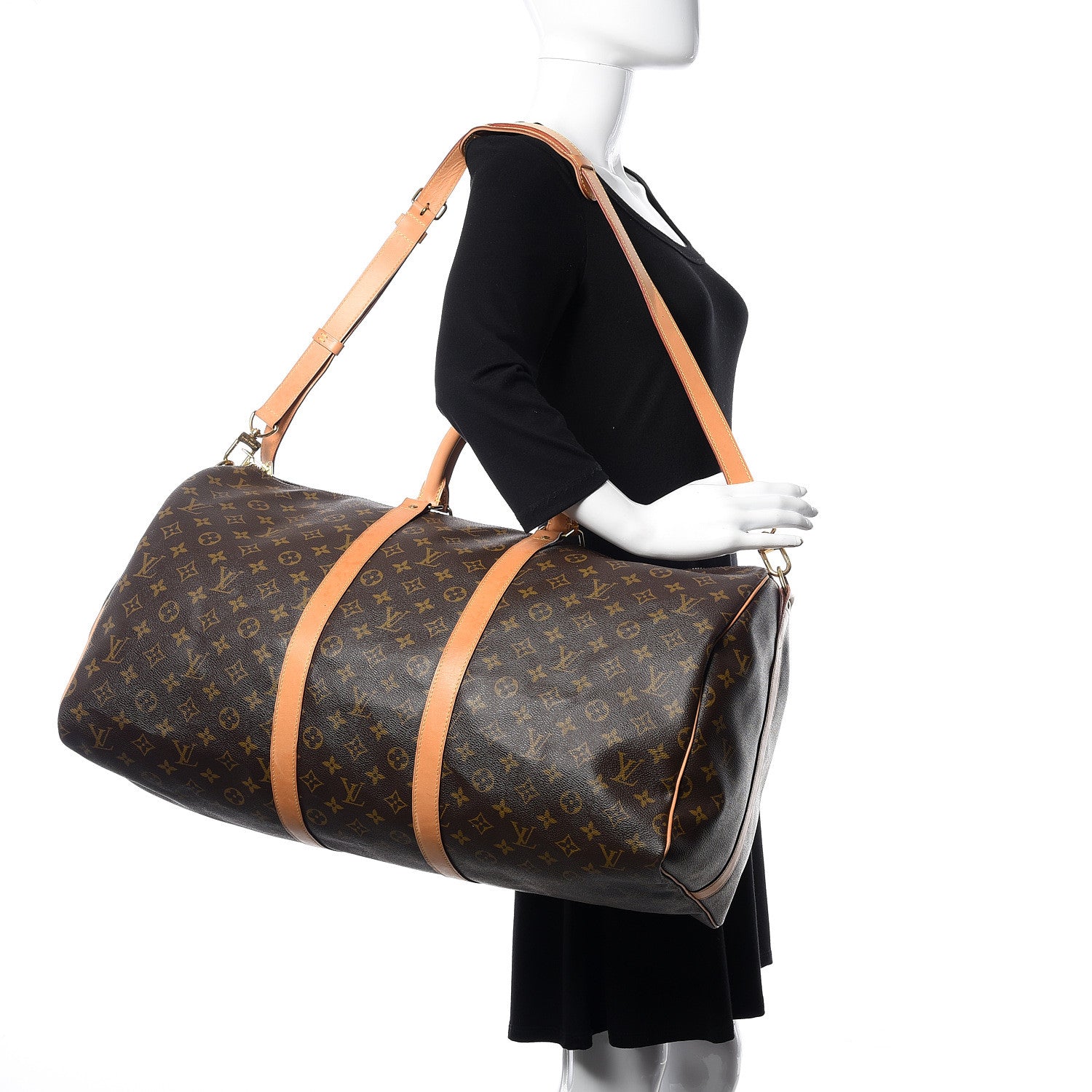 Louis Vuitton Monogram Keepall Bandouliere 55 2 of 19