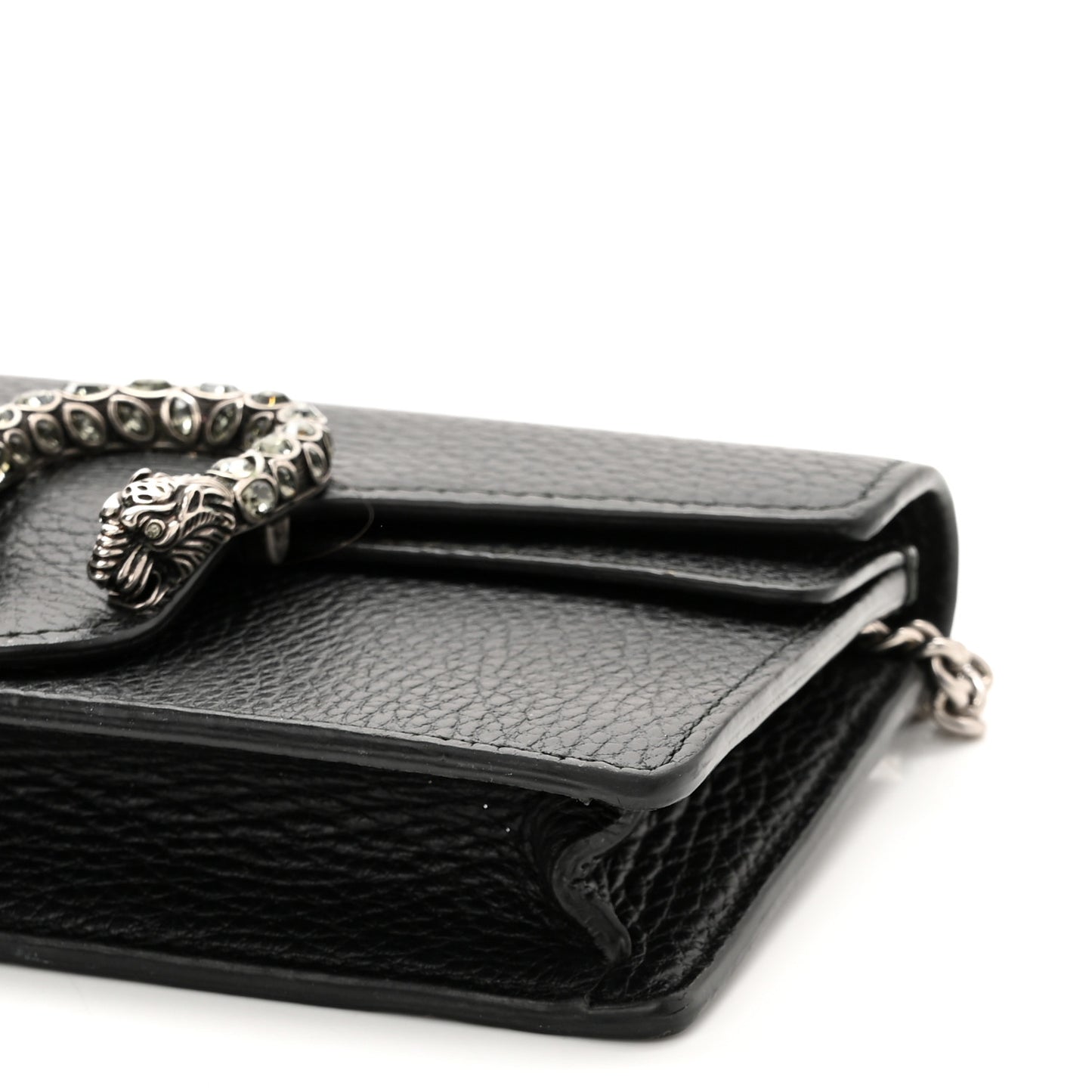 Calfskin Super Mini Dionysus Shoulder Bag Black