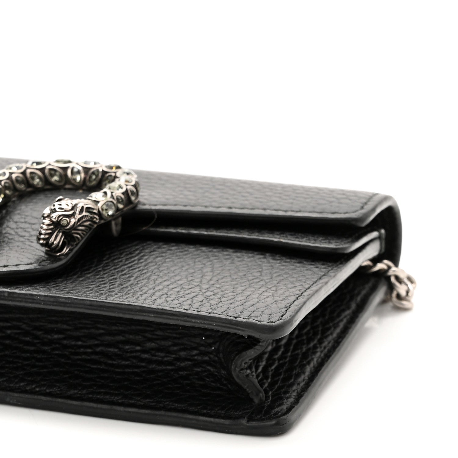 Gucci Calfskin Super Mini Dionysus Shoulder Bag Black 9 of 12